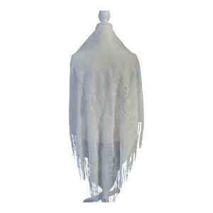 Triangle Lace Shawl/Wraps for Evening Dresses with Tassels Prom Formal